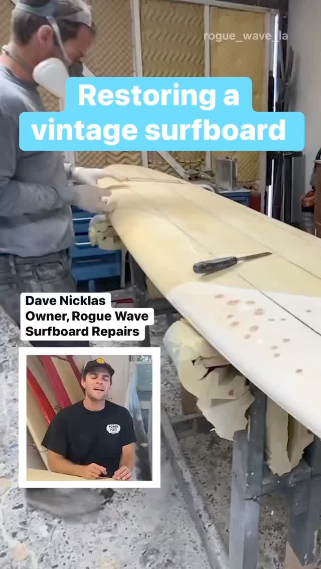 Rogue Wave Surfboard Repairs workshop