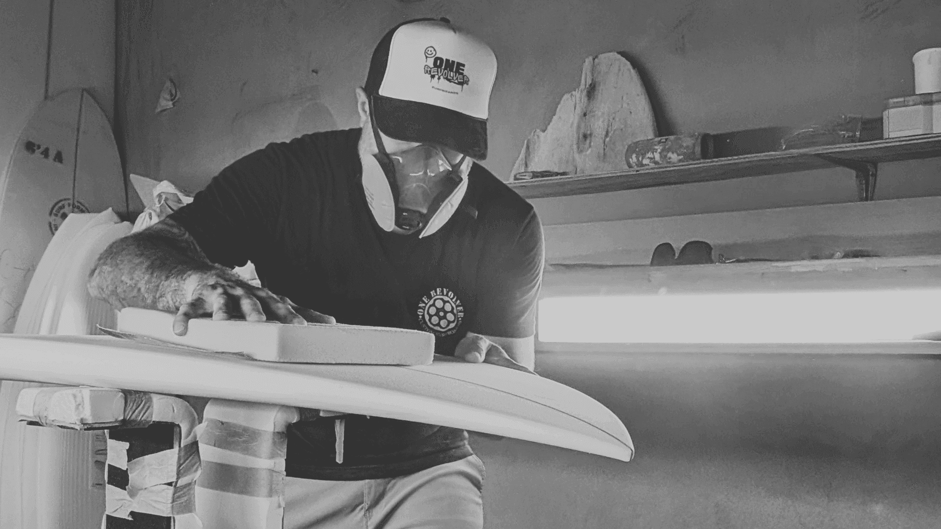 One Revolver Surfboards workshop