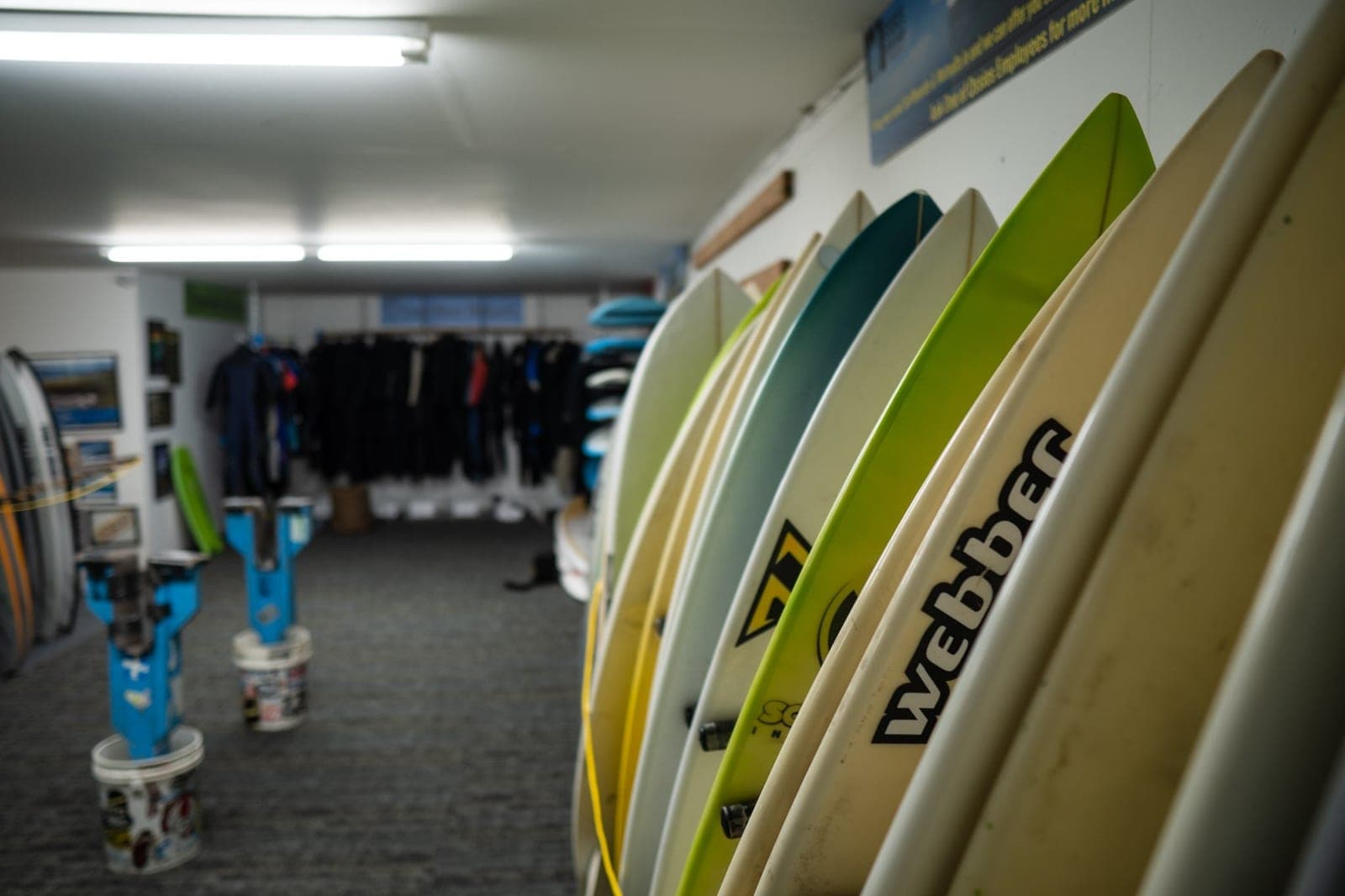 Ossies Surf Shop workshop