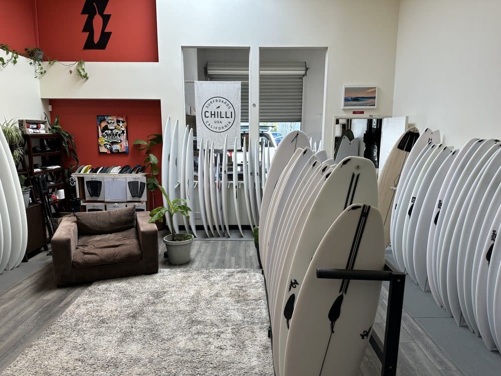 Chilli Surfboards USA workshop