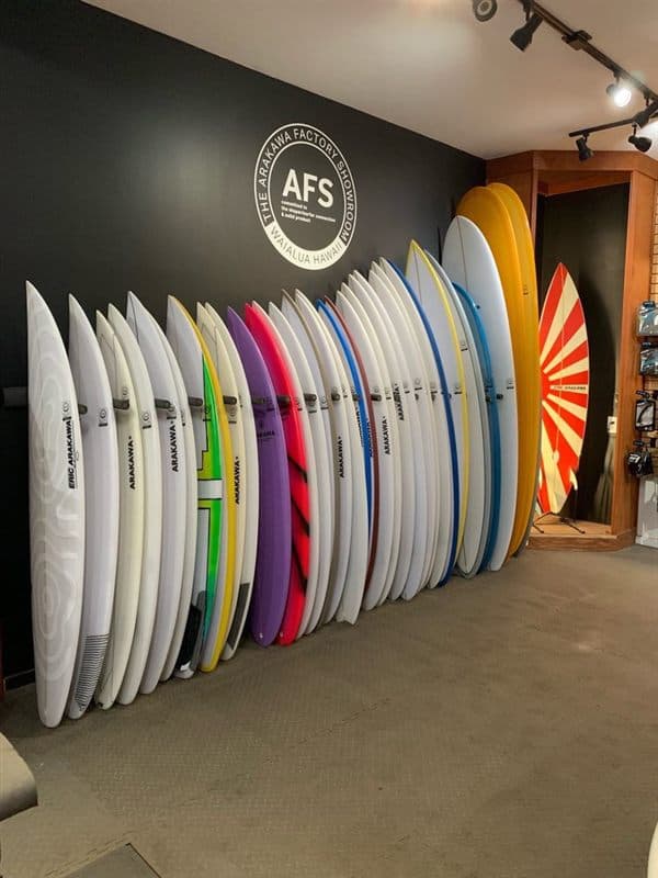 Arakawa Surfboards workshop