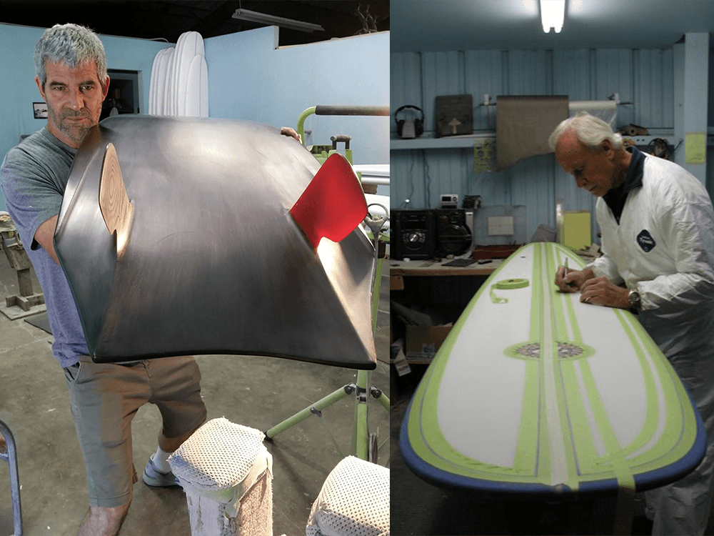 Bob Haakenson Fiberglass workshop
